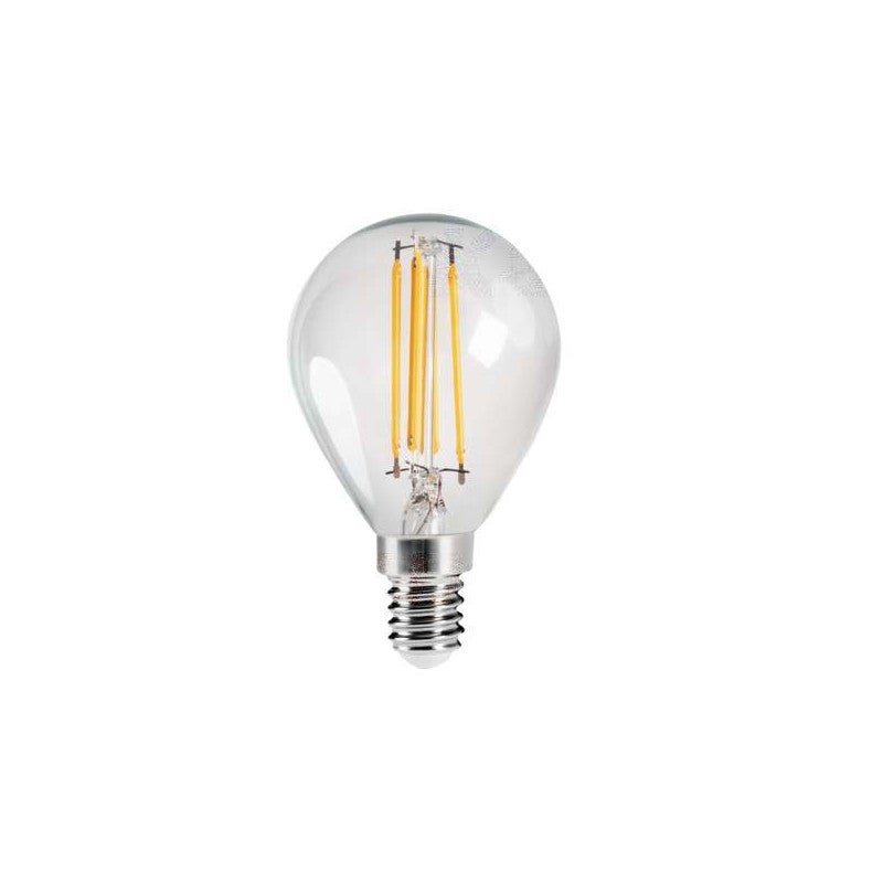 Leroy Merlin 4 Ampoules Flamme à Vis E14 - LED - 4,5W (équi 40W