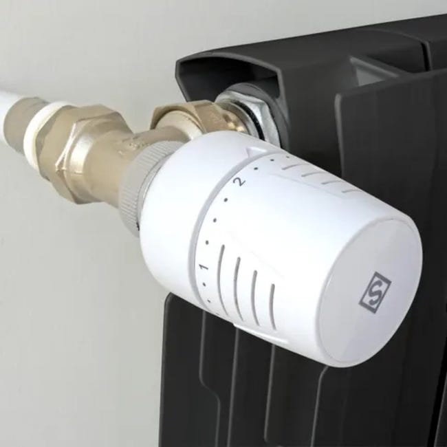 Válvula termostática doble ángulo - Válvulas termostáticas radiador