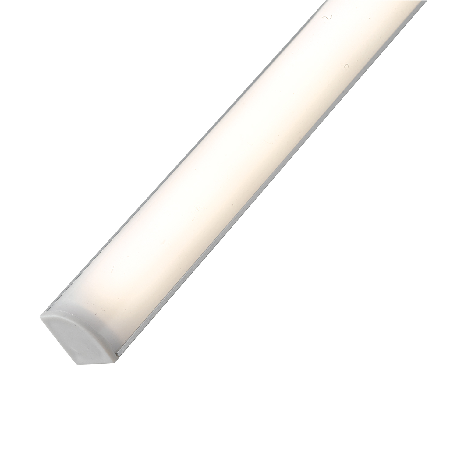 Mueble bajomueble rincón unix plata con interruptor táctil 57 6w 4000k (luz natural) 300 cm.
