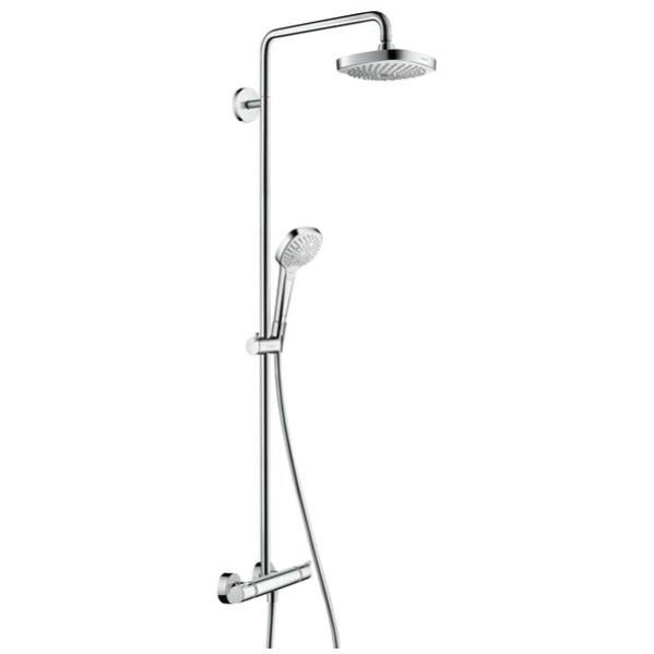 Colonne de douche Croma Select E 180 2 jets avec mitigeur