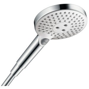 Support pour pommeau de douche fabriqué en métal avec finition chromée  Raindance Hansgrohe - Habitium®