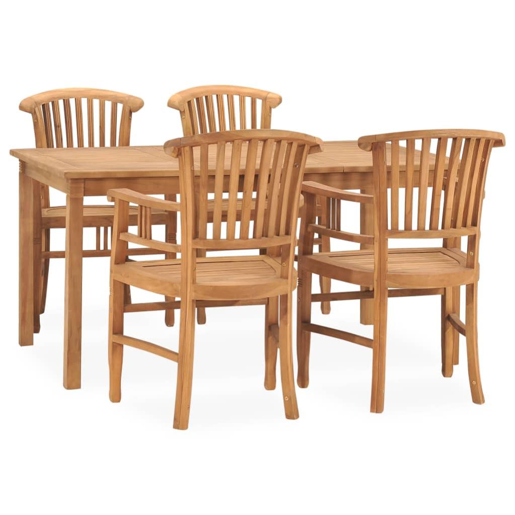 Ensemble Salon Jardin 9 Pièces - Table + 8 Chaises Résine Tressée Gris - Bois Acacia, Acier - Pour Terrasse, Patio
