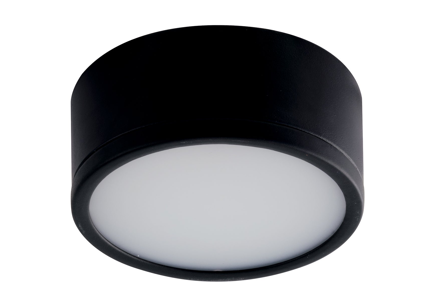 Klio plafón led aluminio negro redondo 16 w 1300 lumen 4000k (luz natural)