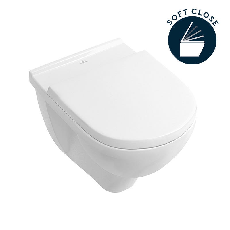 Villeroy & Boch O.novo WC suspendu 56x36cm abattant softclose Blanc -  5660H101 