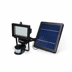 Lampe de jardin solaire, détecteur de mouvement, éclairage de chemin  extérieur, lampe de jardin solaire avec détecteur de mouvement, piquet de  sol 2 niveaux, 2x 20x LED, DxH 15 x 55 cm