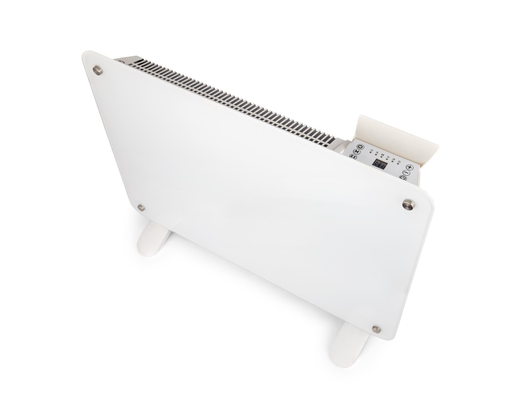 Radiatore Elettrico Convettore In Vetro 2000W Nero Riscaldamento WIFI App Gridinlux 86275288 - Foto 3