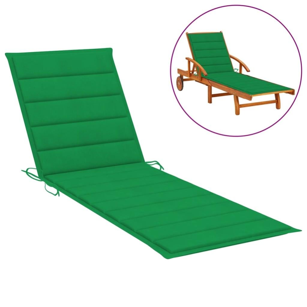 Coussin Chaise Longue 170x50cm - Épaisseur 6cm - Housse Antidérapante - Pour Jardin Et Intérieur