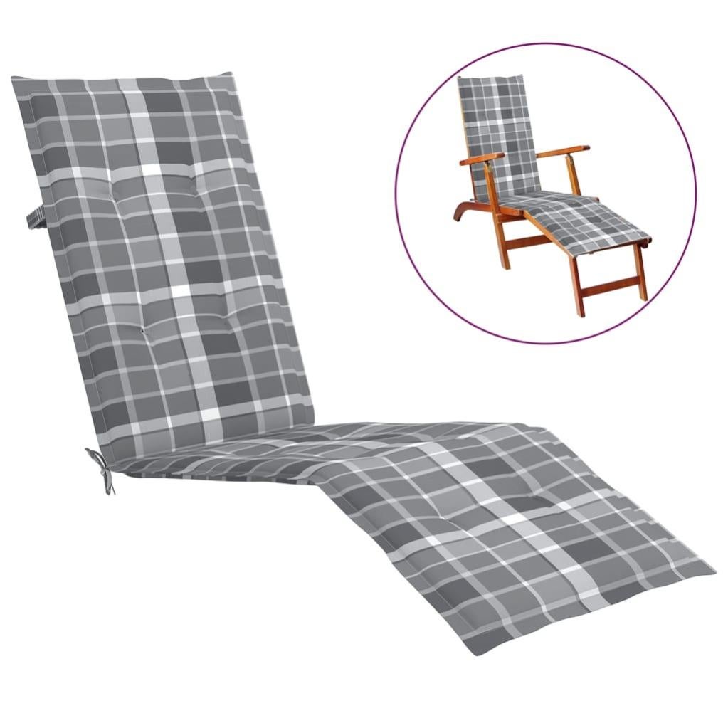 VidaXL Cuscino Per Sdraio Rettangolare 200x70x4 Cm - Colore Crema, Morbido E Lavabile In Tessuto Poliestere