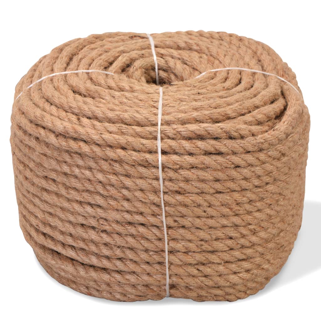 Corde à cordes en jute naturel pour artisanat et décoration 5 mm  d'épaisseur 10