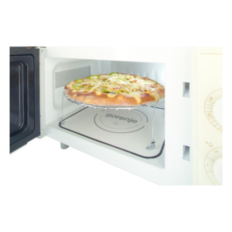 Gorenje Micro-ondes Gril pose libre, 20L Technologie d'agitation à 360 °, style rétro, Beige (MO4250CLI) - 4