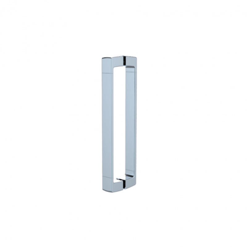 Tirador universal estandar para puerta de mampara de ducha, MATE, CROMADO,  todas las marcas, para puertas de vidrio y aluminio