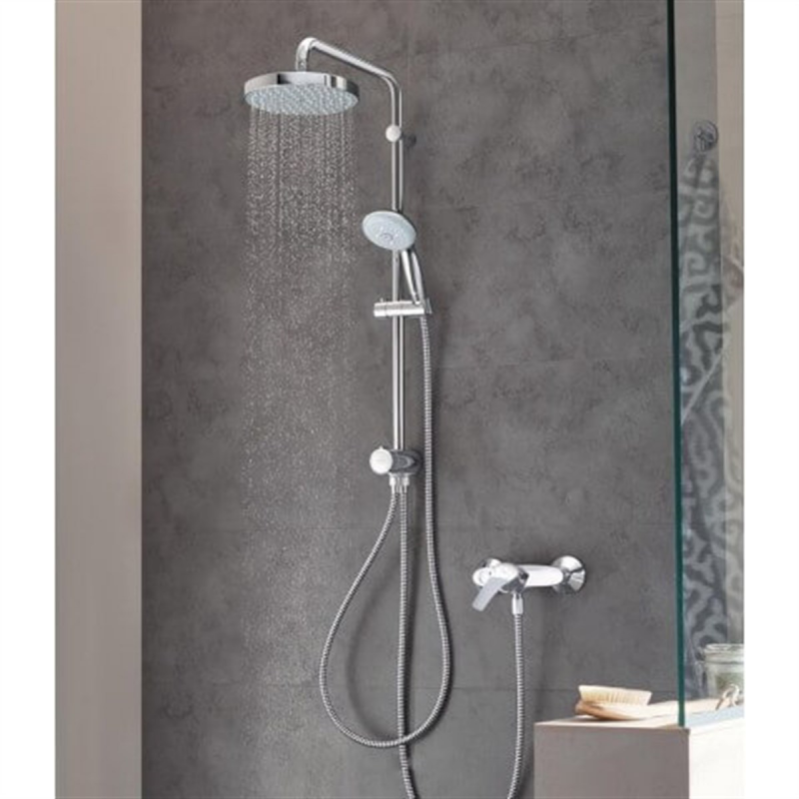 Grohe Eurosmart Ensemble De Douche Avec Mitigeur Mécanique Et Colonne