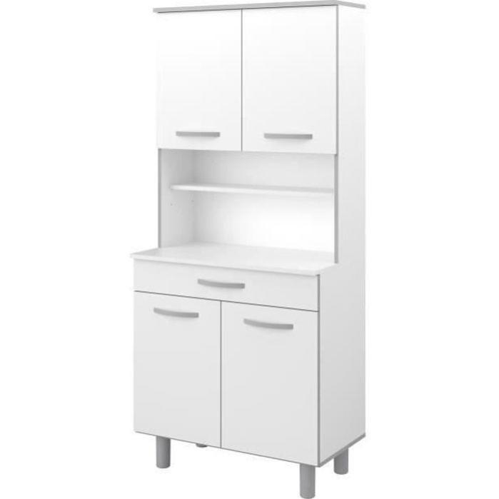READY Credenza da cucina bianco opaco L 80 cm 1