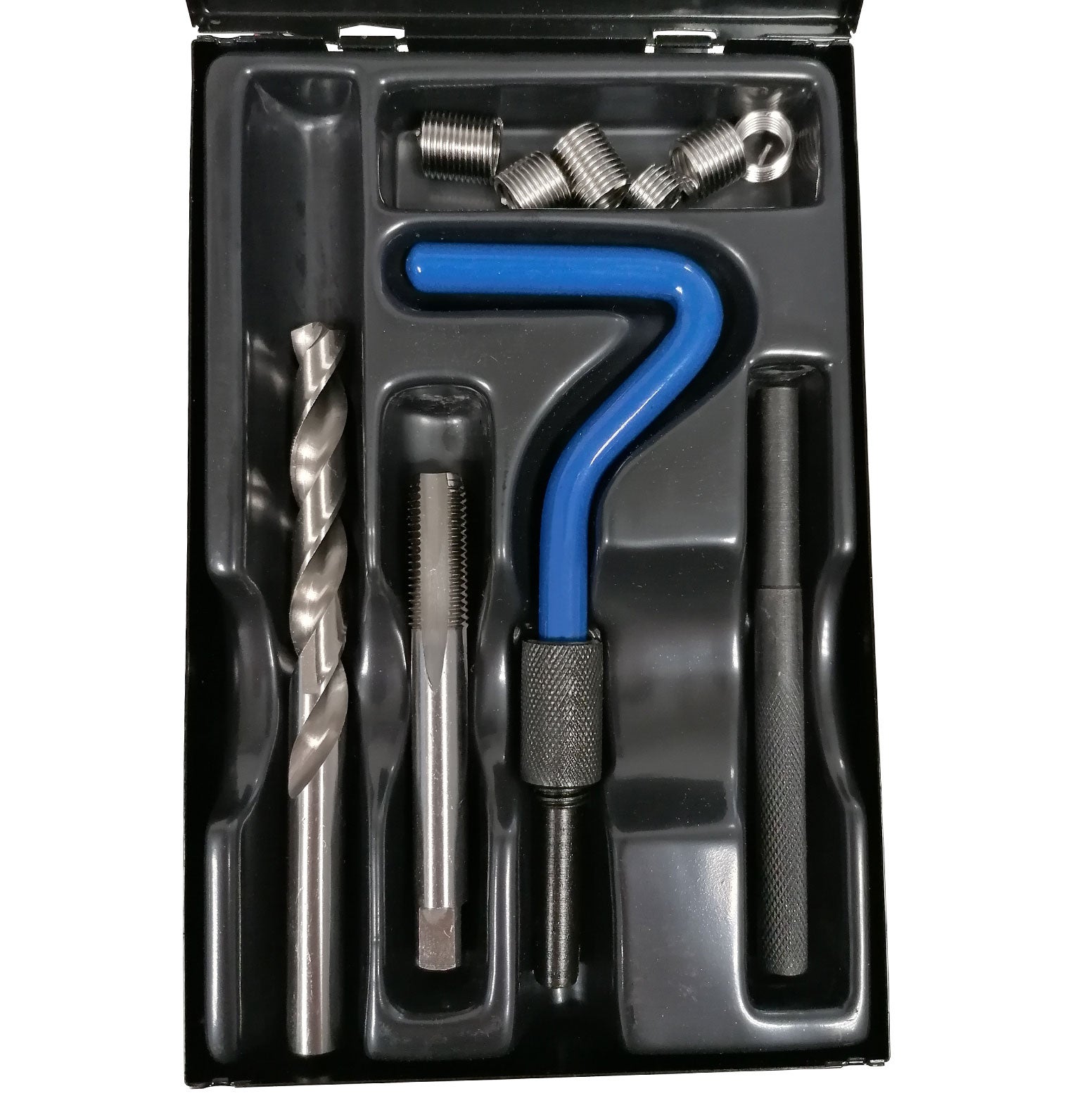 Rosca Torneira-Kit de taraudage à main, 8 pièces, outil de traitement de  filetage externe