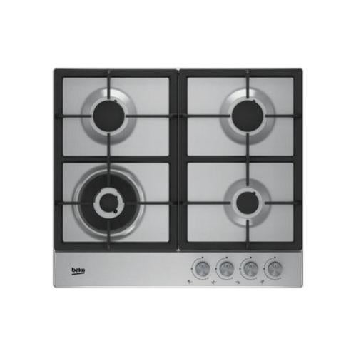 Piano Cottura Gas Beko Hiaw64225sx Inox Griglie In Ghisa | Leroy Merlin