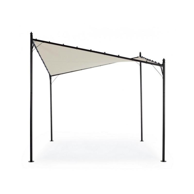 Gazebo Vela Gerba gris tourterelle 3x3 m Leroy Merlin