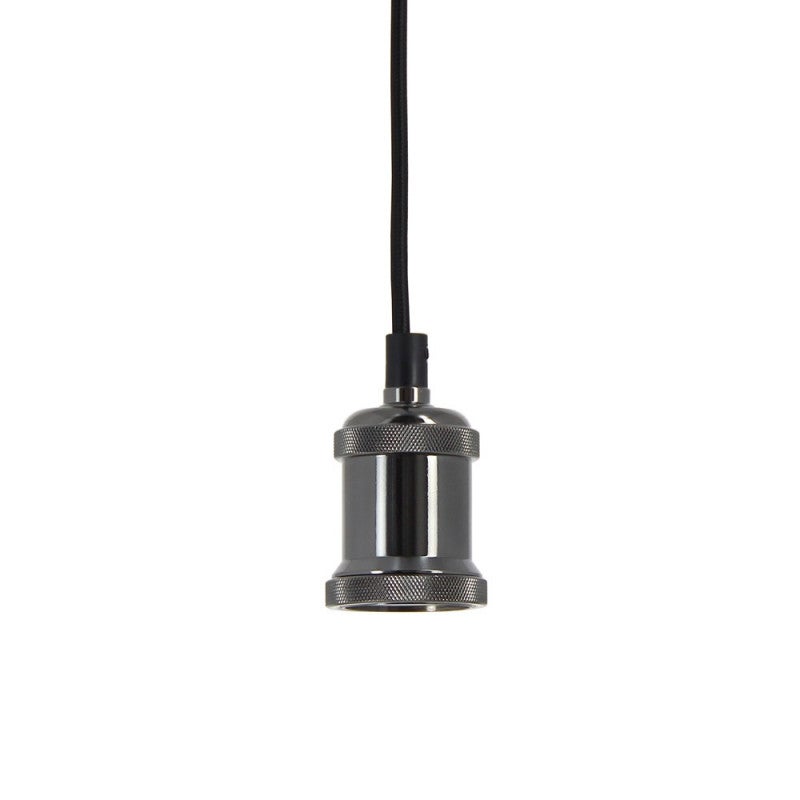 Sublime suspension luminaire Roomor Cable 1.2 E27 Type Ampoule E27 Couleur  Noir Modèle A60 Couleur Shade Noir