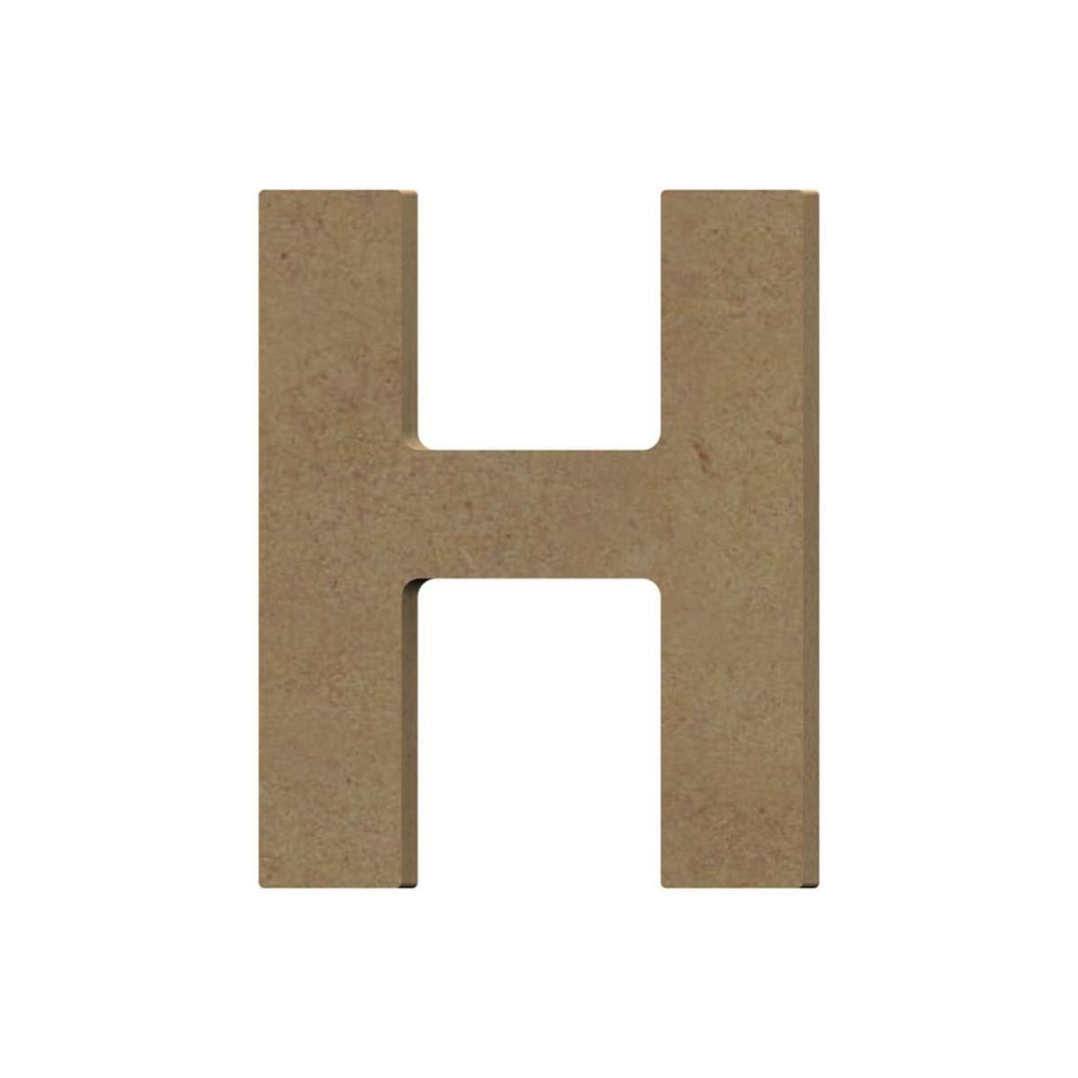 Lettre H majuscule mdf 12cm Leroy Merlin