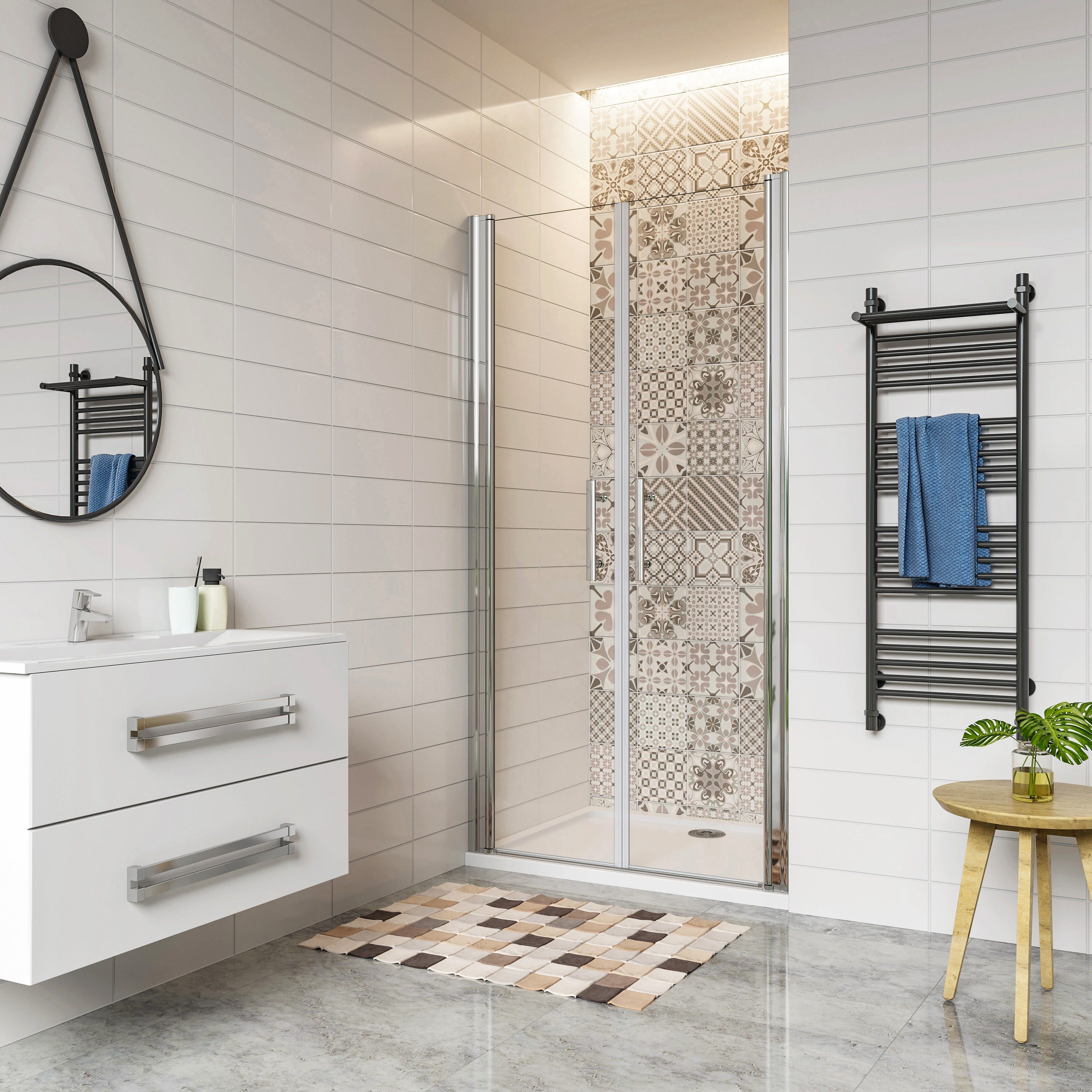 Porta doccia scorrevole 1 anta - Pavone Casa - Arredo bagno e design Made  in Italy