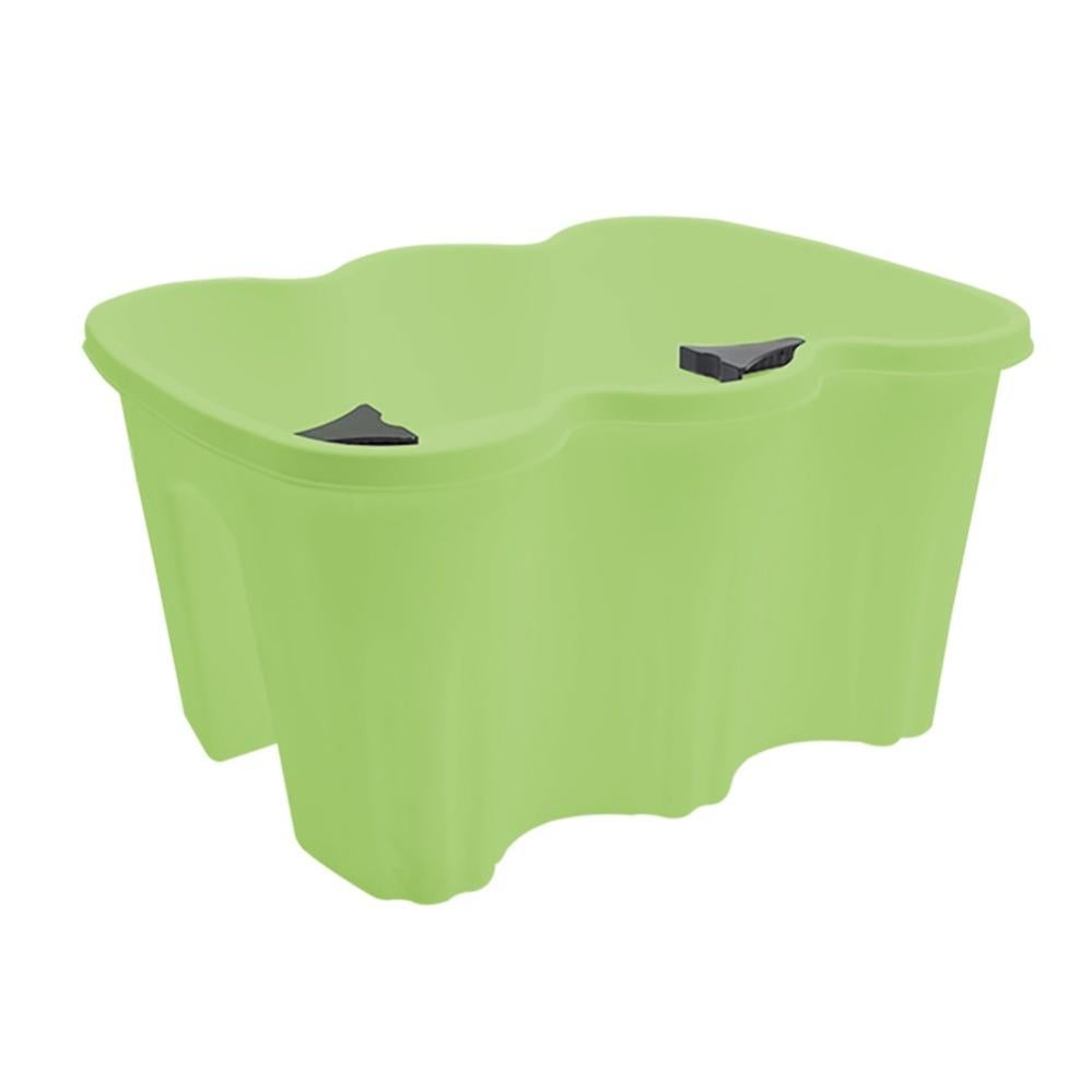 Fioriera Da Balcone XL Botle 56x19x19 Cm, Crema, In Plastica Con Supporto In Metallo, Per Ringhiere 35-55 Mm, Resistente UV E Gelo - 2
