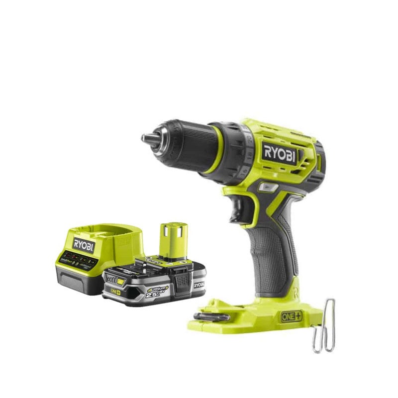 Pack Ryobi - Perceuse Visseuse 18V One Plus - R18DD2-0 - Meuleuse d'angle  18V LithiumPlus OnePlus Brushless - R18AG7-140S - 1 batterie 4,0 Ah - 1  chargeur rapide - Espace Bricolage