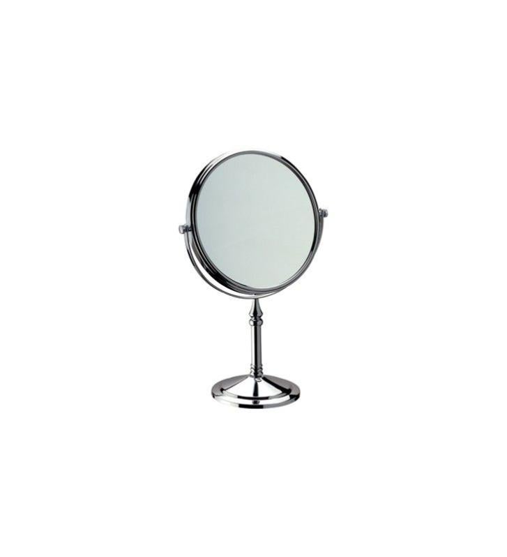 Specchio Ingranditore Da Appoggio Kiamami Valentina – Doppio Lato 1x/2x – Resina Trasparente – Altezza 25cm