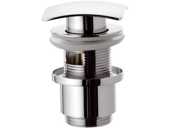 Vidage Poussoir Lavabo Riobel DB160C – Chrome, Laiton, Avec Trop-plein 1 1/4''