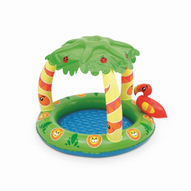 Pataugeoire Gonflable Calao Piscine Pour Bebe Avec Pare Soleil 99x91x71cm Leroy Merlin Pataugeoire Gonflable Calao Piscine Pour Bebe Avec Pare Soleil 99x91x71cm Leroy Merlin