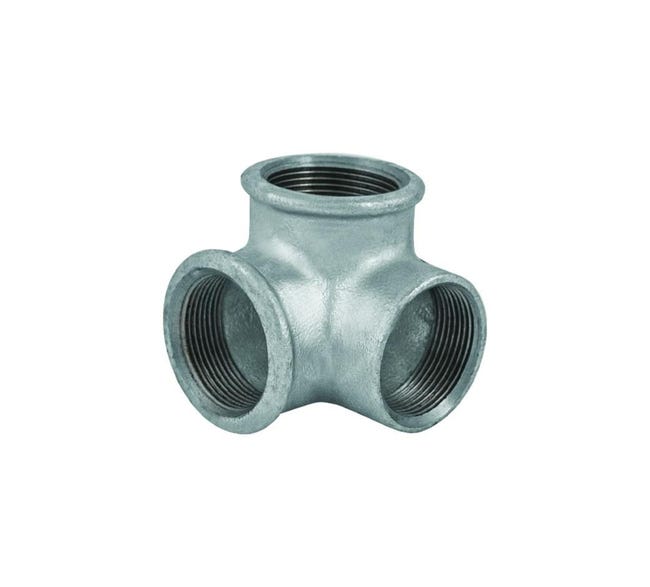 Raccordo a TI a 90 gradi in ghisa zincata 2 Femmina GEBO 130-9G Raccordo a TI a 90 gradi in ghisa zincata 2 Femmina GEBO 130-9G