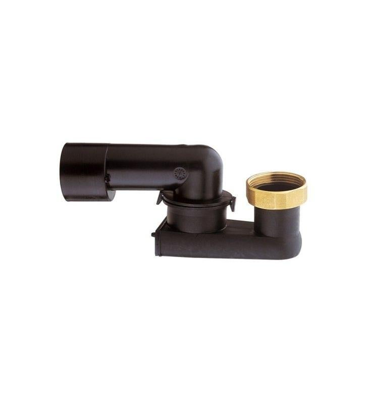 PlumbEZ Sifone universale per WC a doppio scarico, regolabile da 19,1 cm a 24,1 cm, con troppopieno interno, sifone di ricambio per sistema di scarico WC approvato WRAS