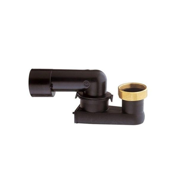 PlumbEZ Sifone universale per WC a doppio scarico, regolabile da 19,1 cm a 24,1 cm, con troppopieno interno, sifone di ricambio per sistema di scarico WC approvato WRAS PlumbEZ Sifone universale per WC a doppio scarico, regolabile da 19,1 cm a 24,1 cm, con troppopieno interno, sifone di ricambio per sistema di scarico WC approvato WRAS