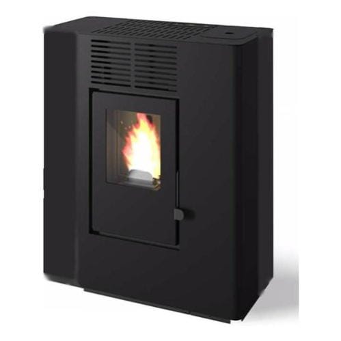 stufa pellet punto fuoco nella nero leroy merlin