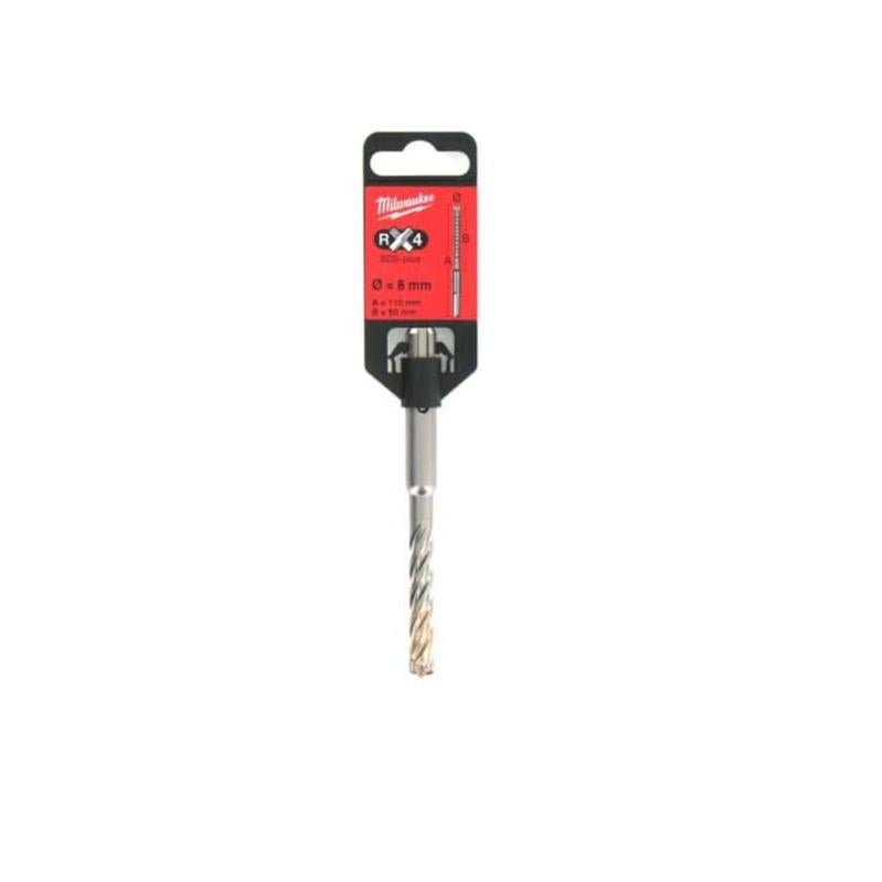 Forets SDS-Plus Milwaukee - Boîte De 5, Pour Perceuse à Percussion, Qualité Pro