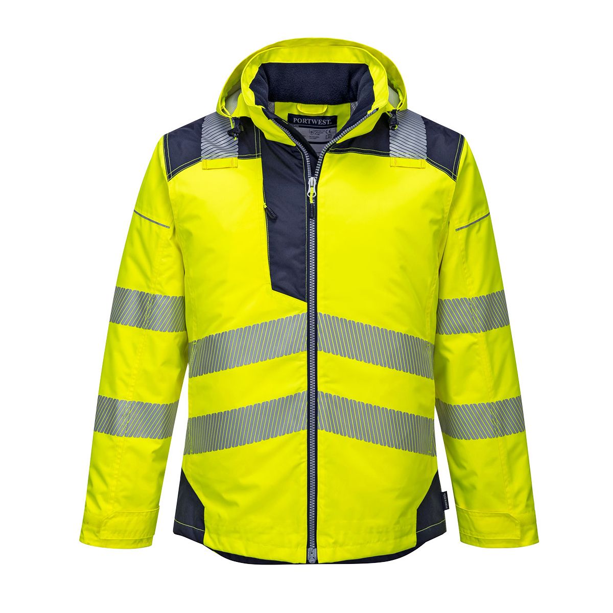 Giacca da lavoro in tessuto Soft Shell U-Power Miky Yellow Fluo