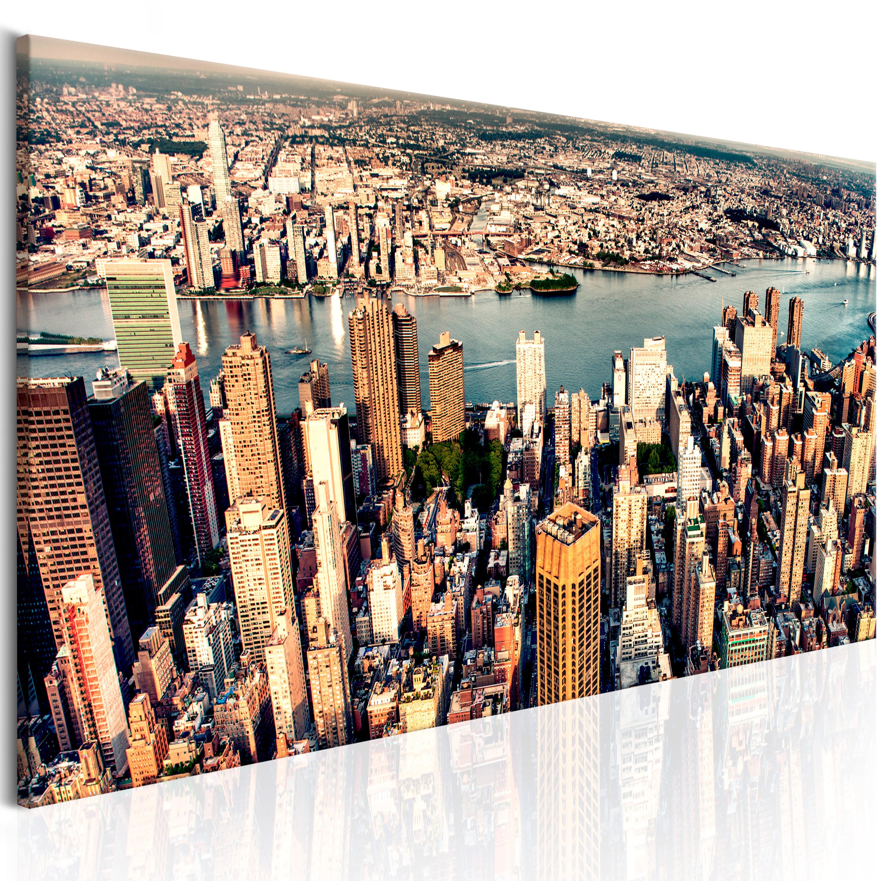 Quadro - Panorama Of New York Cm135x45h