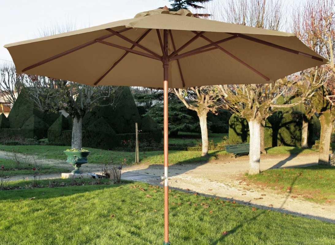 Mobile giardino Ombrellone dritto in alluminio 3 x 2 m telo ecrù di Proloisirs a prezzo ribassato