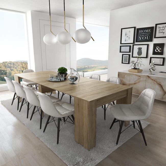 Tavoli in legno per casa, soggiorno, cucina, sala da pranzo