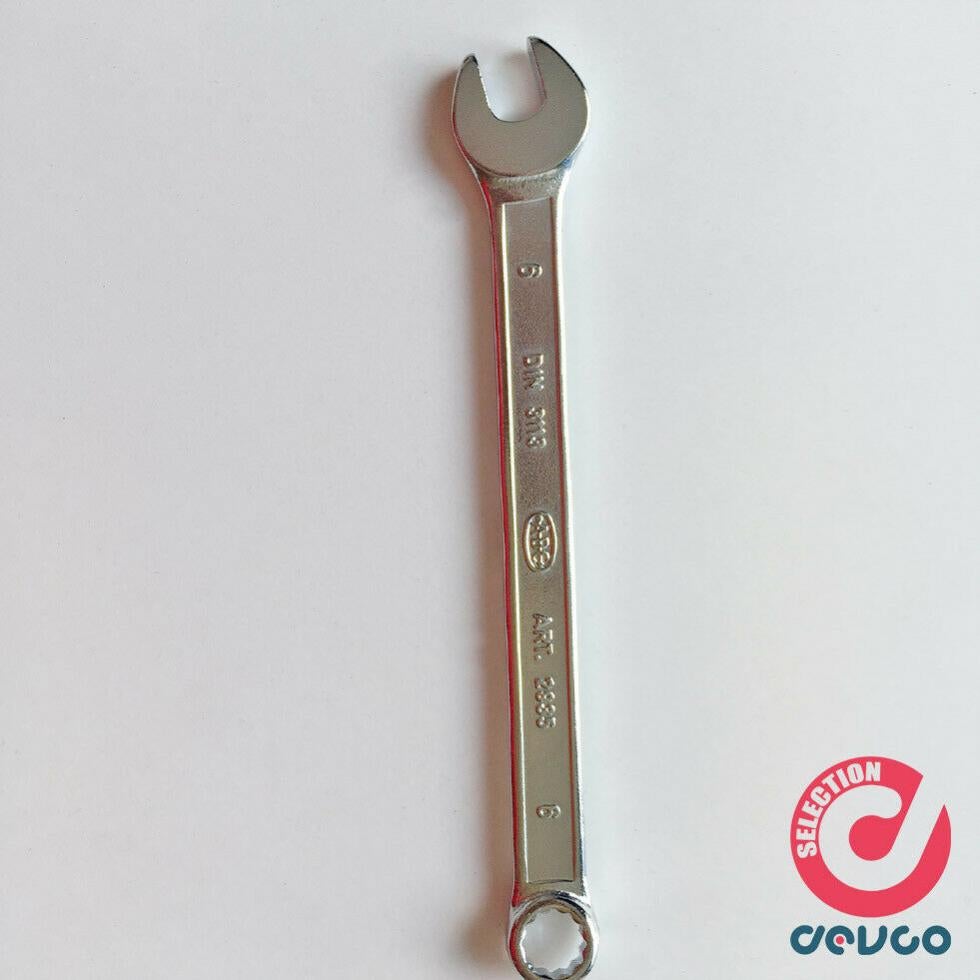Chiave Combinata KS Tools 922.0009 Da 9 Mm, In Cromo Vanadio, Finitura Satinata, Angolo 15°