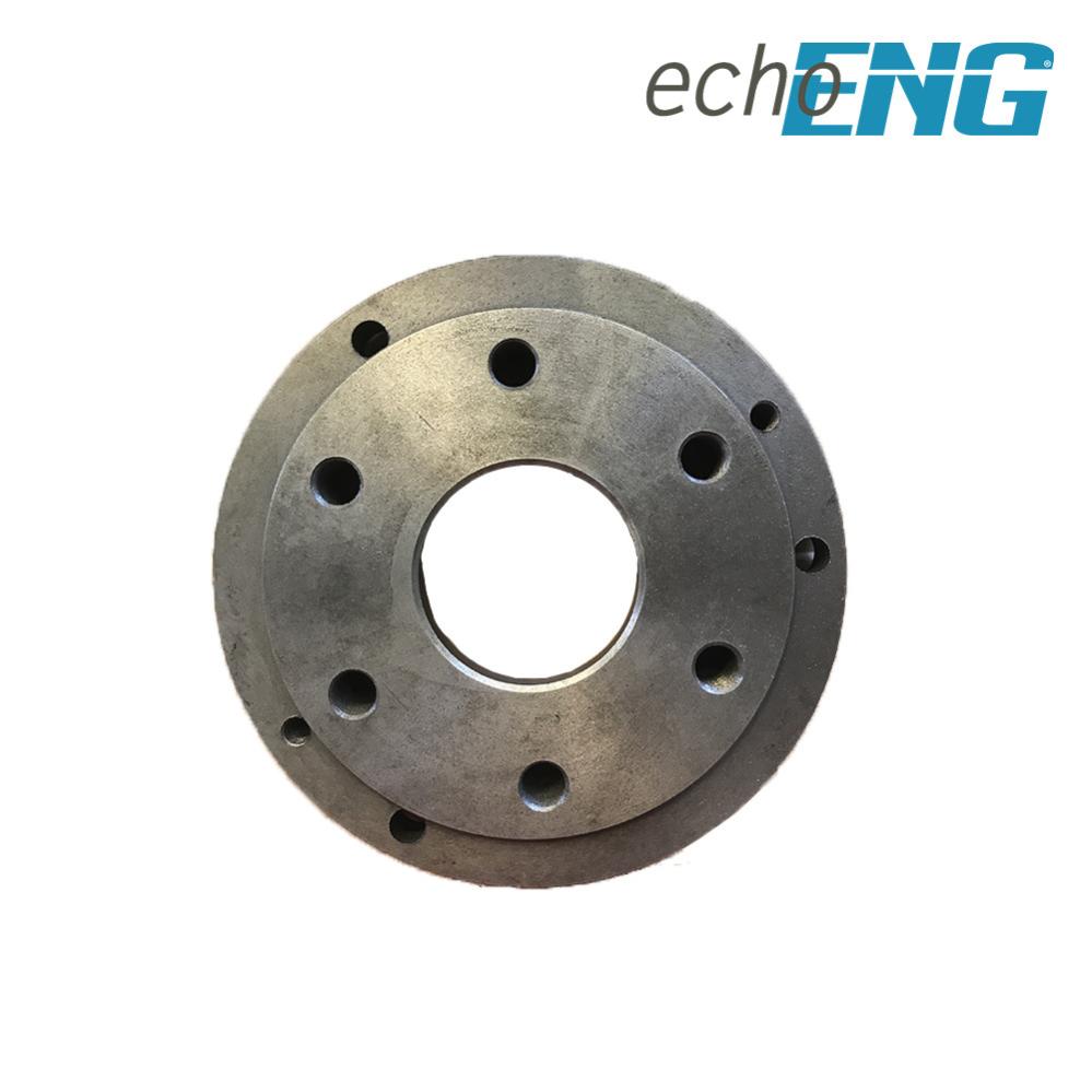 Flangia Collegamento Mandrino 125 Mm - Per Macchine Utensili, 6 Fori, Standard 20 Mm - Foto 8