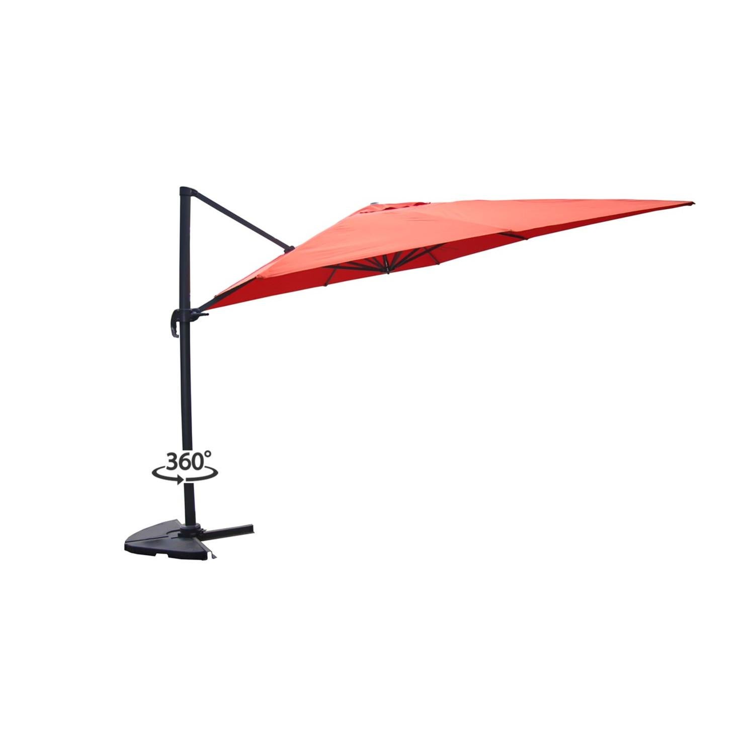 Ombrellone Da Esterno In Alluminio Antivento Con Rotazione 360°, Palo In Lega Leggera E Stecche In Fibra Di Vetro, UPF50+, Diametri 2,0/2,2/2,4 M – Con Borsa E Tappi