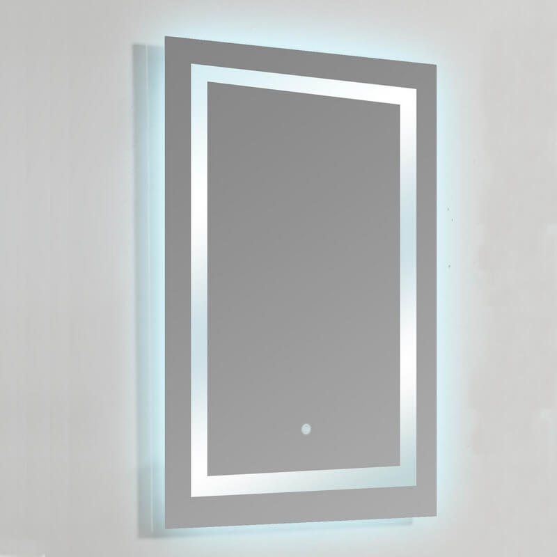 Salle de bains miroir avec éclairage 80x60/90x70 DEL miroir Touch Montre beschlagfrei 