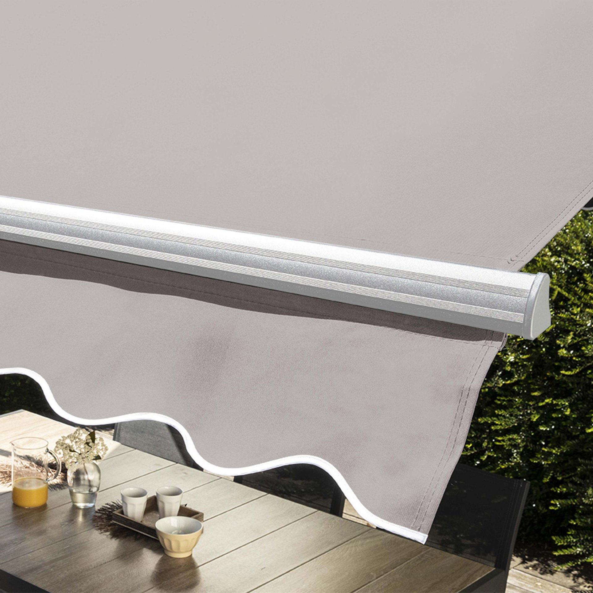 Store Double Pente Avec Coffre 3x4m, Delgada Leroy Merlin