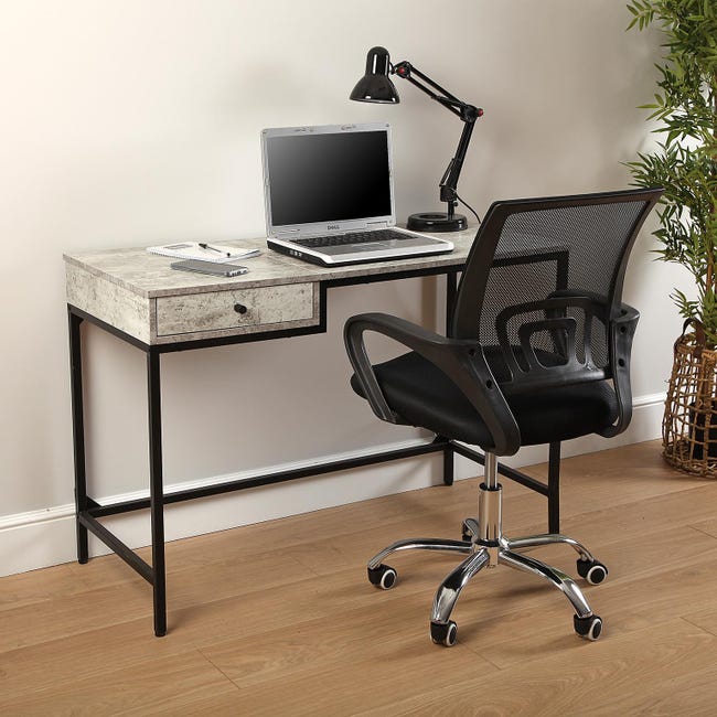 Versa Jack Mesa Escritorio para el Ordenador, Mesa para la Habitación o Estudio. Mesa Gaming, Gris, 76x48x110cm | Leroy Merlin Versa Jack Mesa Escritorio Para El Ordenador, Mesa Para La Habitación O Estudio. Mesa Gaming, Gris, 76X48X110Cm | Leroy Merlin