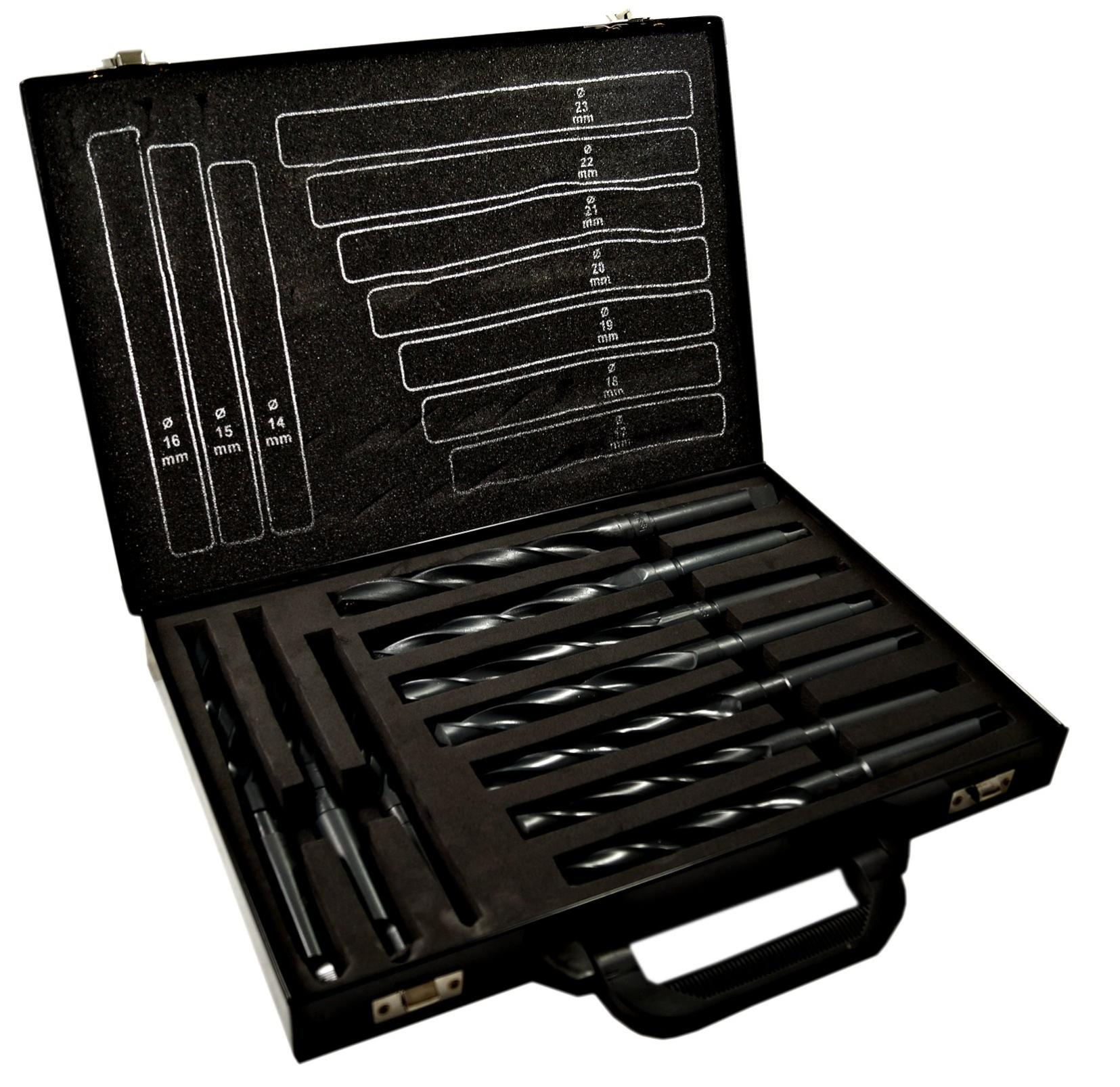 Set 10 Punte Elicoidale Da 14 A 23 Mm Frese Ferro Legno Per Trapano In Valigetta 82713066 Set 10 Punte Elicoidale Da 14 A 23 Mm Frese Ferro Legno Per Trapano In Valigetta 82713066