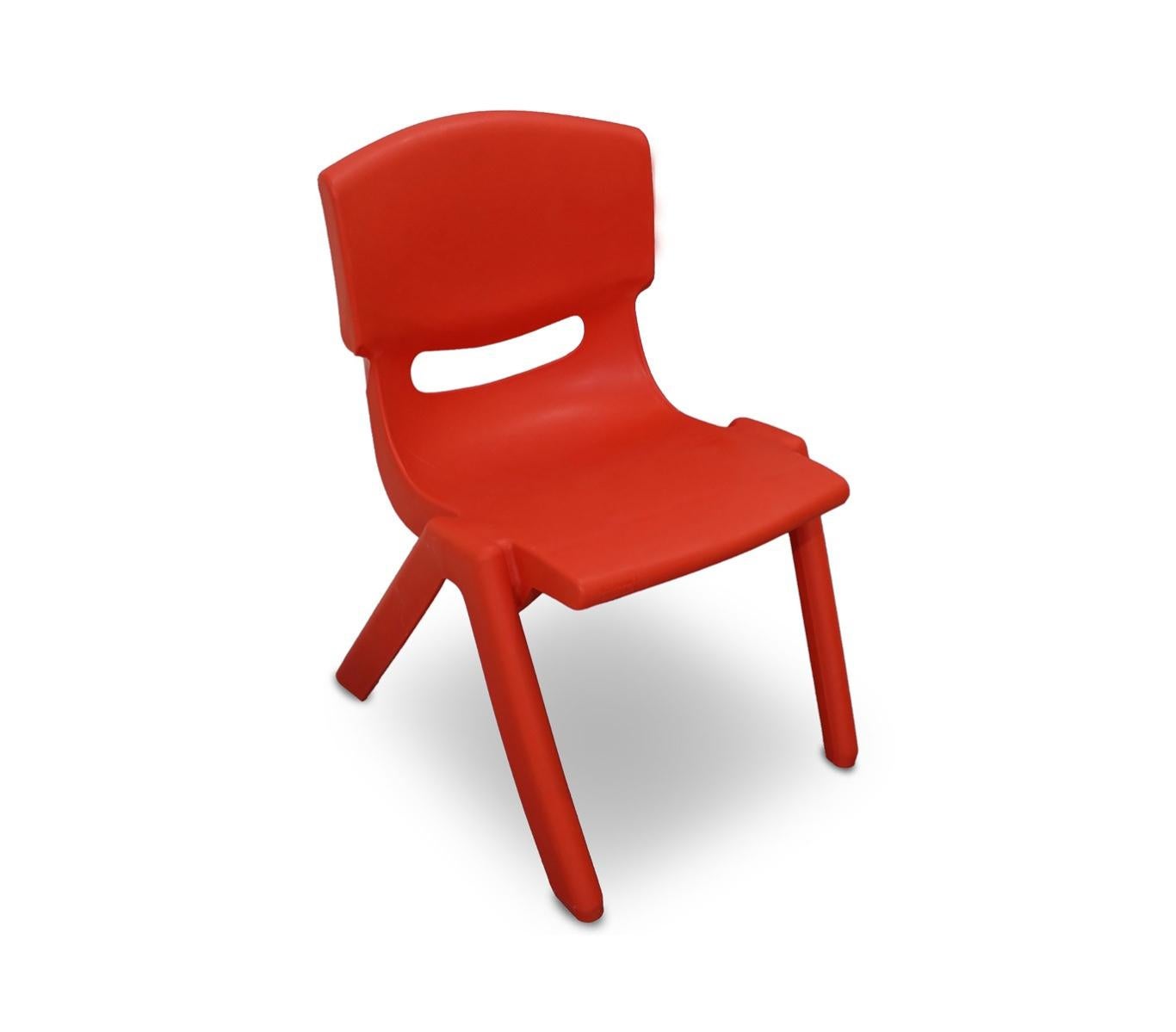 Sedia per bambini in plastica blu scuro Sedia per bambini in plastica blu scuro