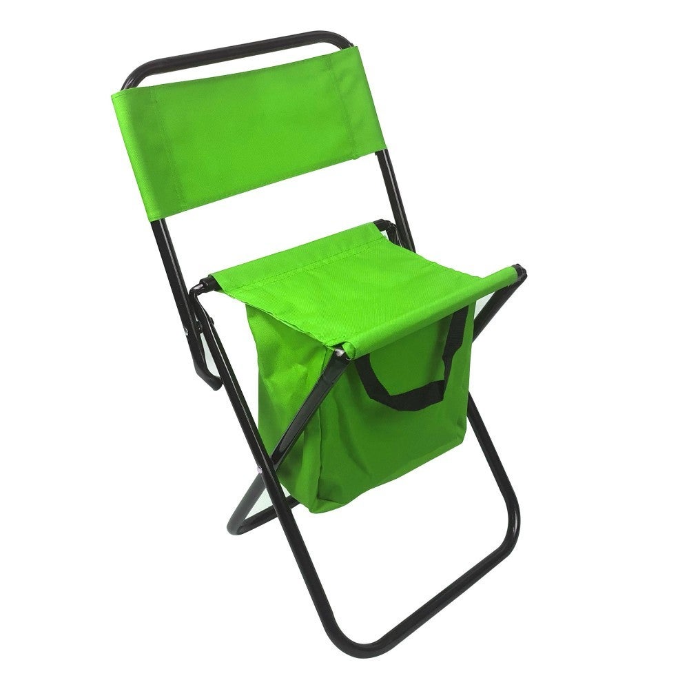 Evertop Chaise Pliante Avec Poche Inf Rieure Pour La Mer Ou La Montagne Vert Leroy Merlin