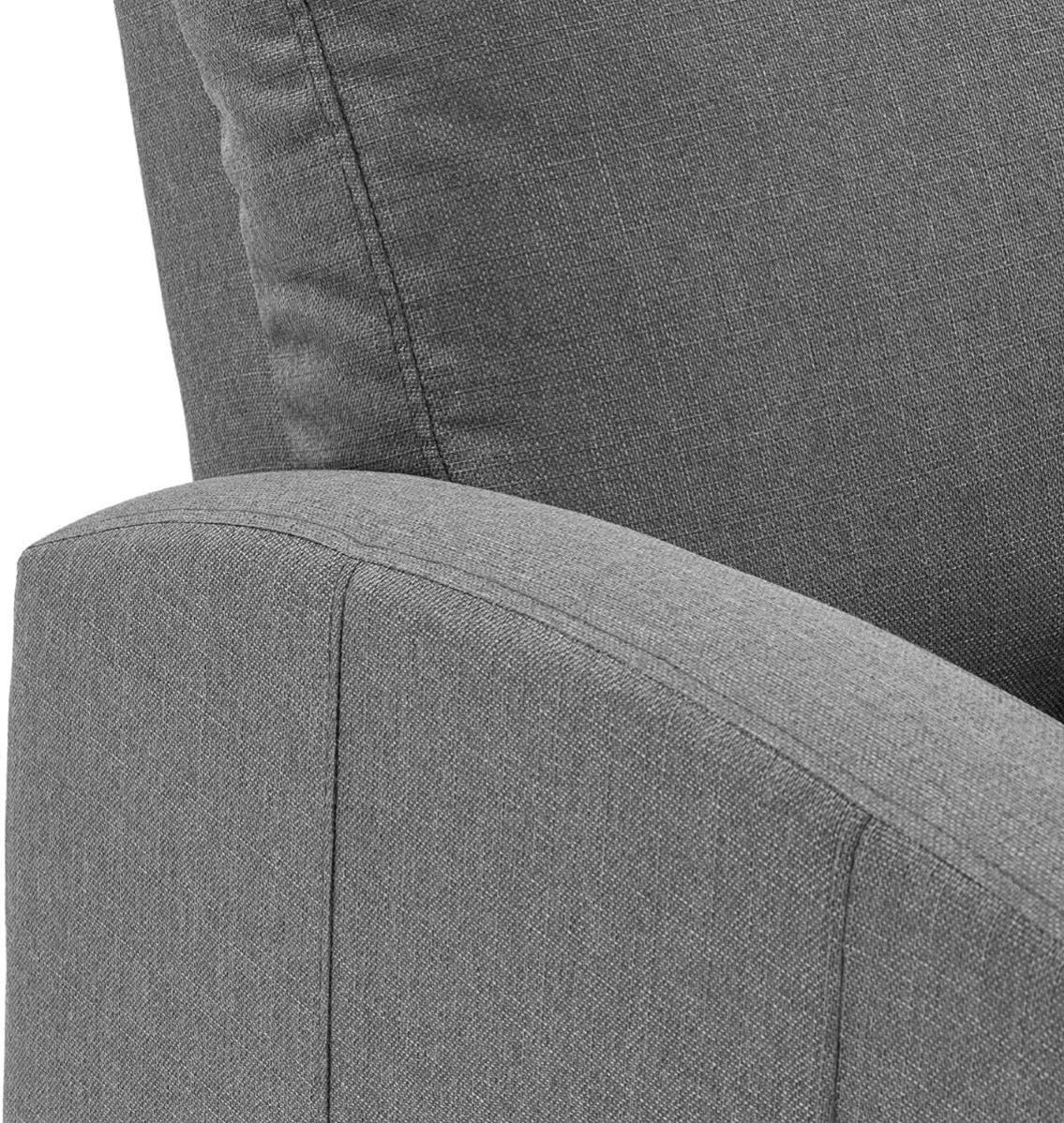 Poltrona Relax HOMCOM In Tessuto Marrone - Reclinabile Manuale, Poggiapiedi Estraibile E Tasche Laterali - Foto 5