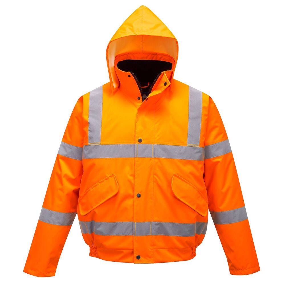 giacca alta visibilita' arancio fluo miky upower