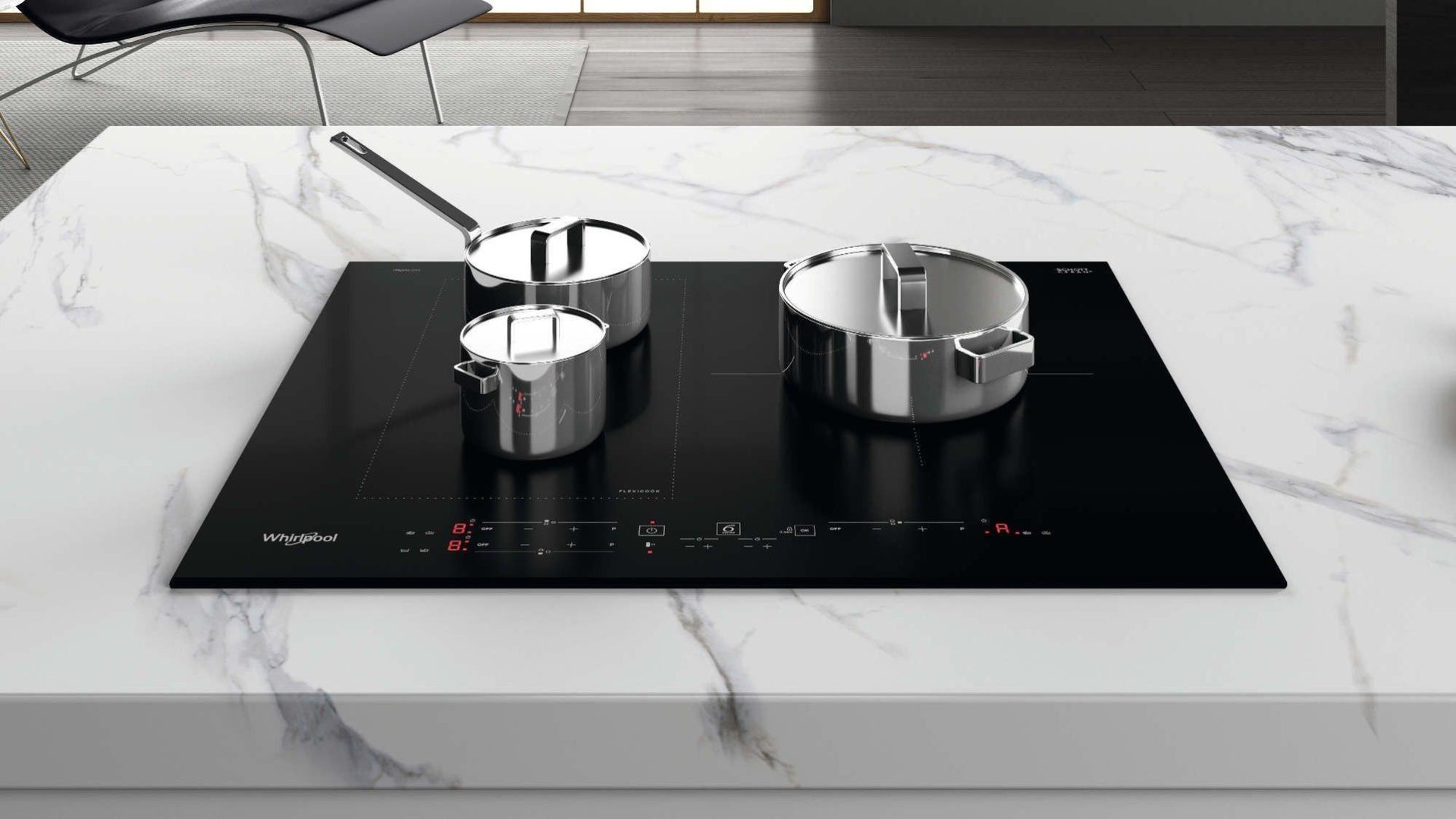 Plaque Induction Whirlpool Integrable 7200w 65cm, Wlb3965bfixl Leroy