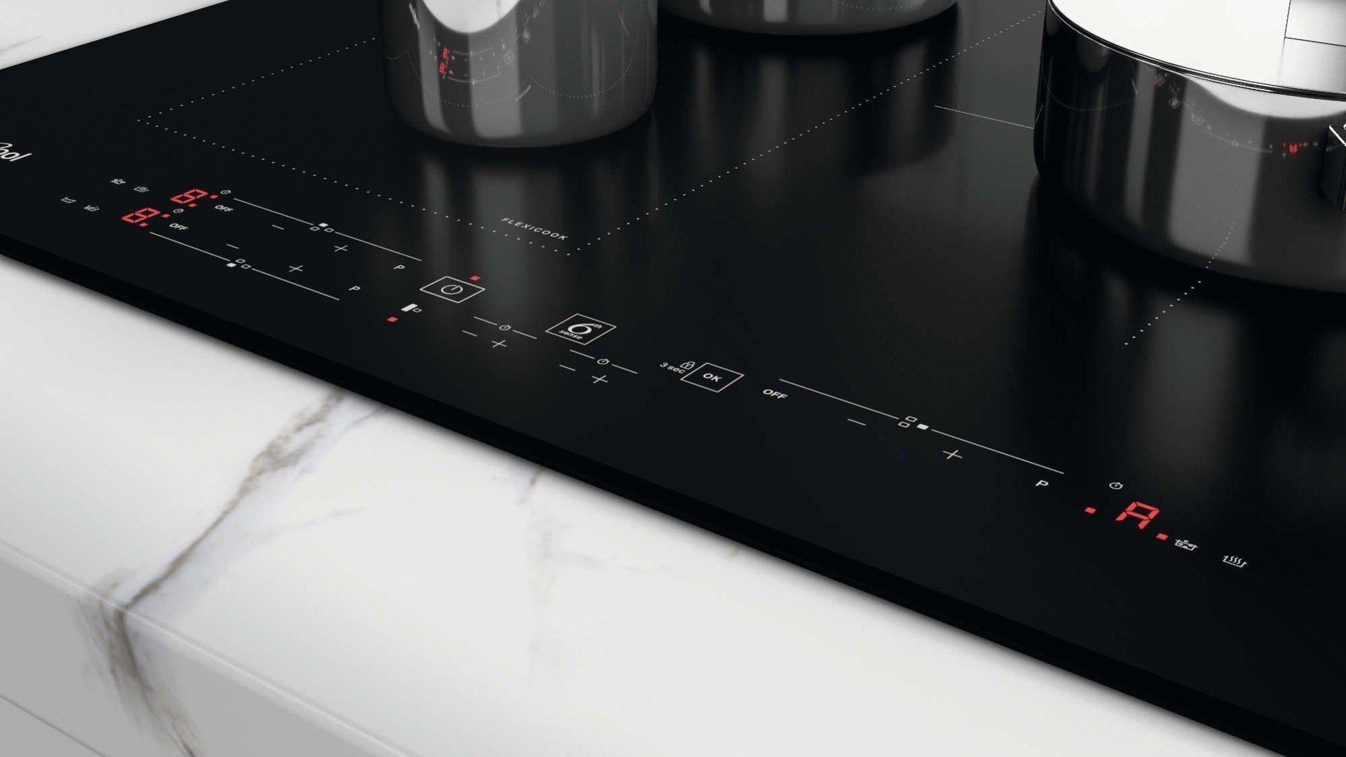 Plaque Induction Whirlpool Integrable 7200w 65cm, Wlb3965bfixl Leroy